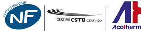 NF - Certifié CSTB Certified - Acotherm